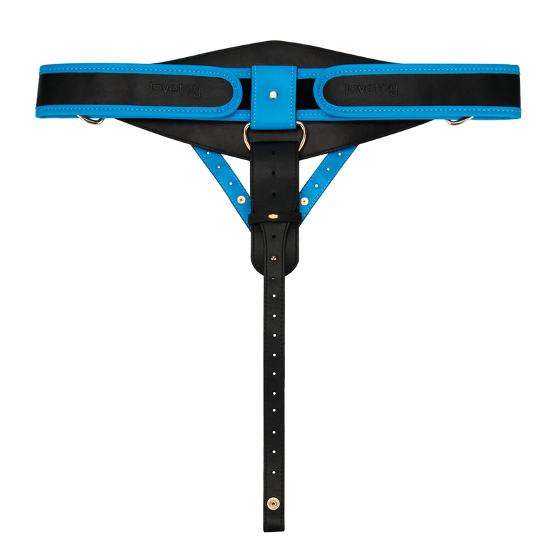 LoveToy - Ingen - Holle Strap-on met Siliconen Staaf – 25 cm - Lichte huidskleur-Erotiekvoordeel.nl