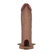 LoveToy - Ingen - Holle Strap-on met Siliconen Staaf – 25 cm - Lichte huidskleur-Erotiekvoordeel.nl