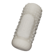 LoveToy - Knights Ring - Vibrerende Dual Purpose Sleeve - Drip - Wit-Erotiekvoordeel.nl