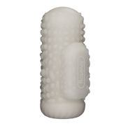 LoveToy - Knights Ring - Vibrerende Dual Purpose Sleeve - Drip - Wit-Erotiekvoordeel.nl