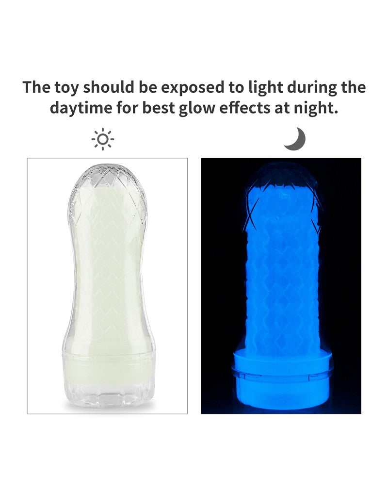 LoveToy - Lumino Play Masturbator 1 - Glow in the Dark-Laced-up.nl