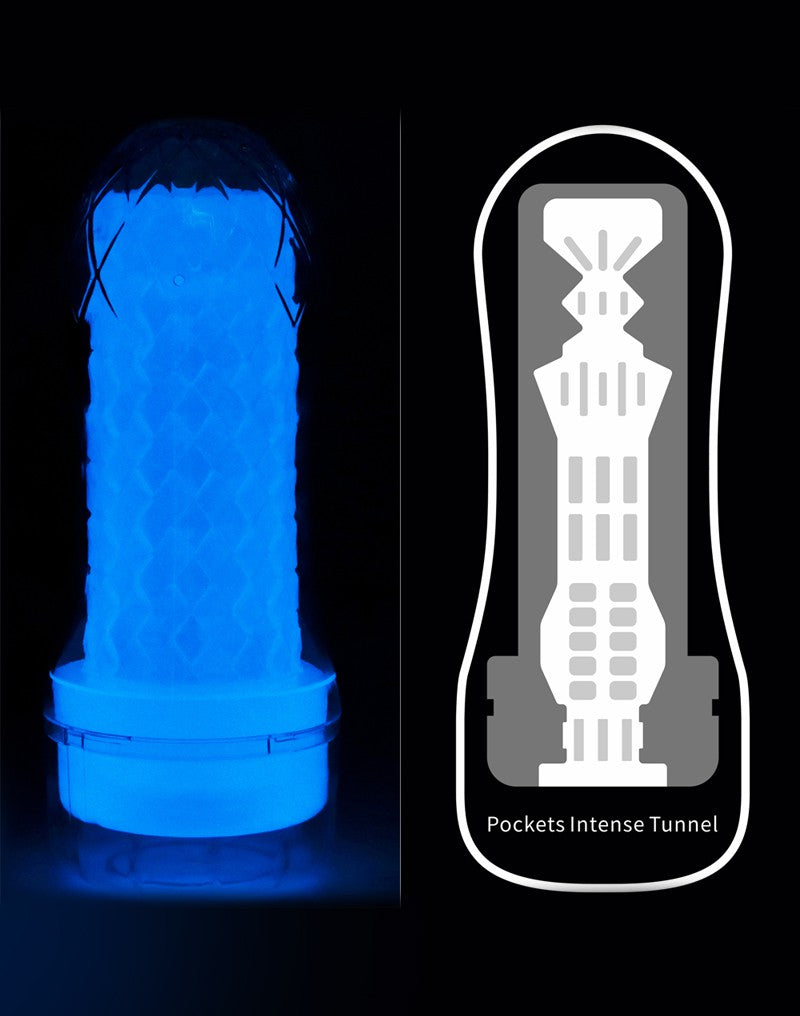 LoveToy - Lumino Play Masturbator 1 - Glow in the Dark-Laced-up.nl