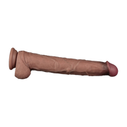 LoveToy - Nature Cock - Dubbellaags Buigbare XXL Dildo - 37,5 cm-Erotiekvoordeel.nl