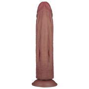 LoveToy - Power Cock - 26,5 cm - Vibrerende Dildo - Dual Density - Lichte Huidskleur-Erotiekvoordeel.nl