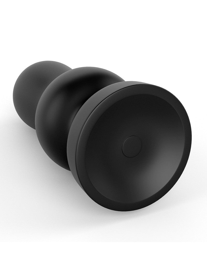 LoveToy - Rammer - King Size Vibrerende Buttplug - 18 cm - Zwart-Erotiekvoordeel.nl