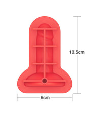 LoveToy - Siliconen IJsblokjesvorm - Mini Penis-Erotiekvoordeel.nl