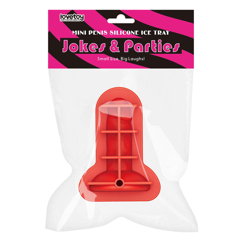 LoveToy - Siliconen IJsblokjesvorm - Mini Penis-Erotiekvoordeel.nl
