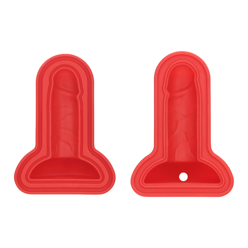 LoveToy - Siliconen IJsblokjesvorm - Mini Penis-Erotiekvoordeel.nl