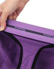 LoveToy - Slide into Me - Bedrukt Vibrerend Sexy Slipje - Paars-laced-up.nl