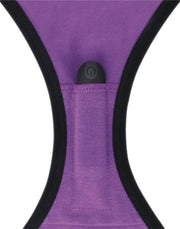 LoveToy - Slide into Me - Bedrukt Vibrerend Sexy Slipje - Paars-laced-up.nl