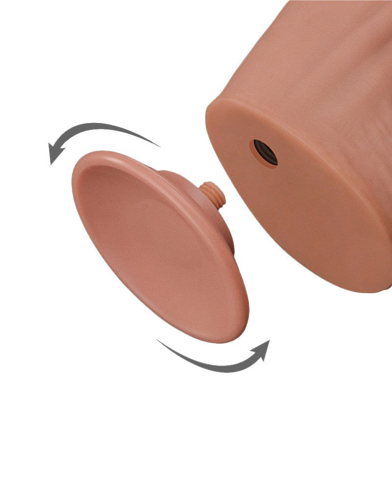 LoveToy - Sliding Skin Dildo - Lengte 34 cm - Lichte Huidskleur-Erotiekvoordeel.nl