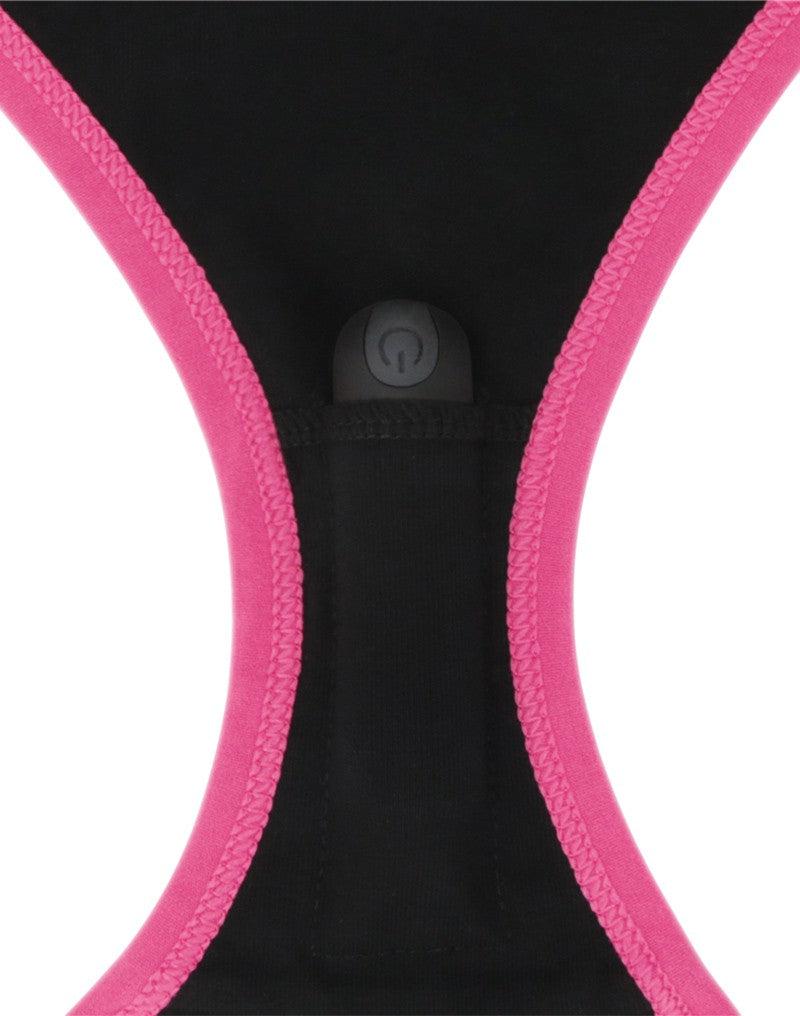LoveToy - Slut - Bedrukt Vibrerend Sexy Slipje - Zwart-laced-up.nl