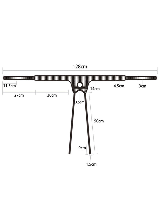 LoveToy - Strap-on Harnas - Verstelbaar Easy Strap-on Harnas - Zonder Dildo - Zwart & Wit-Laced-up.nl