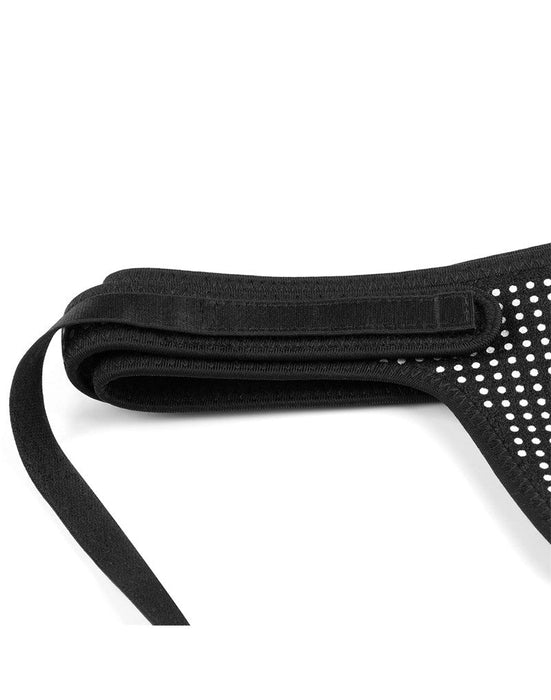 LoveToy - Strap-on Harnas - Verstelbaar Easy Strap-on Harnas - Zonder Dildo - Zwart & Wit-Laced-up.nl