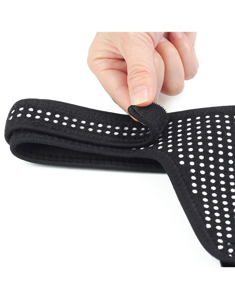 LoveToy - Strap-on Harnas - Verstelbaar Easy Strap-on Harnas - Zonder Dildo - Zwart & Wit-Laced-up.nl