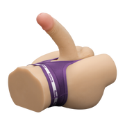 LoveToy - Streetgirl's 14 Masturbator mit biegsamem Dildo - Beige - Laced-up.nl
