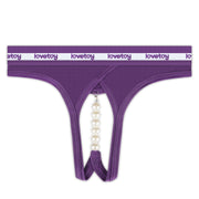 LoveToy - Masturbateur Streetgirl's 17 avec gode flexible - Beige - Laced-up.nl