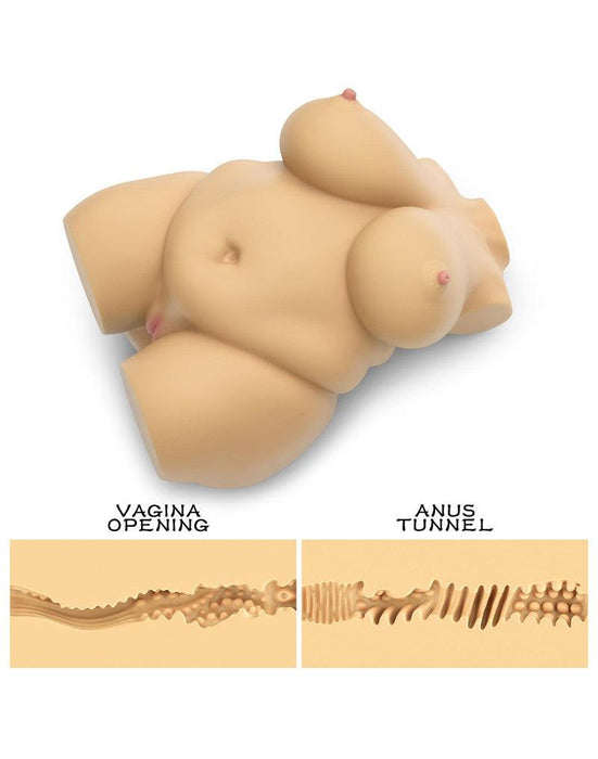 LoveToy - Streetgirls 7 - Masturbator - BBW Super Masturbator - Lichte Huidskleur-Laced-up.nl