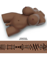 LoveToy - Streetgirls 8 - Masturbator - She-Male Body - Brown - Laced-up.nl
