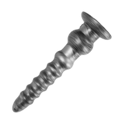 LoveToy - Vibrax Slider - Lange Vibrerende Anaal Dildo - 32 cm - Zilver-Erotiekvoordeel.nl