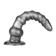 LoveToy - Vibrax Slider - Lange Vibrerende Anaal Dildo - 32 cm - Zilver-Erotiekvoordeel.nl