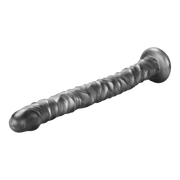 LoveToy - Vibrax Slider - Lange Vibrerende Anaal Dildo - 40,5 cm - Zilver-Erotiekvoordeel.nl