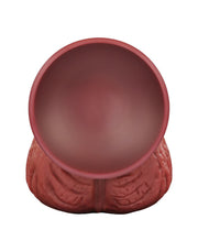 LoveToy - XXL Extreme Dildo met Touw Motief - Lengte 24 cm - Bruin/Lichte Huidskleur-Erotiekvoordeel.nl