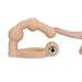 LoveToy - Cockring Met Vibrerende Dildo - 15 cm - Voor Dubbele Penetratie-Laced-up.nl