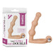 LoveToy - Cockring Met Vibrerende Dildo - 15 cm - Voor Dubbele Penetratie-Laced-up.nl