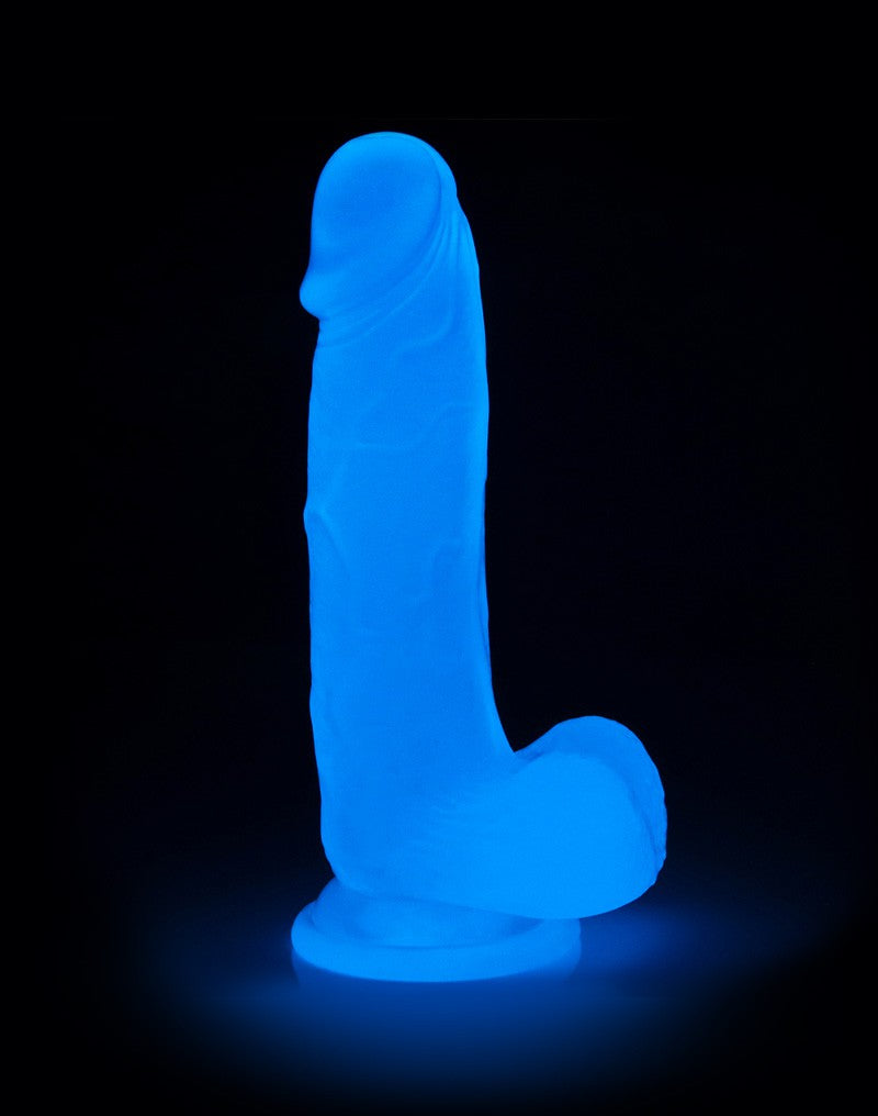 LoveToy - Lumino Play - Dildo - 19 cm - Glow In The Dark-Laced-up.nl