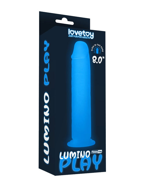 LoveToy - Lumino Play - Dildo - 21 cm - Glow In The Dark-Laced-up.nl