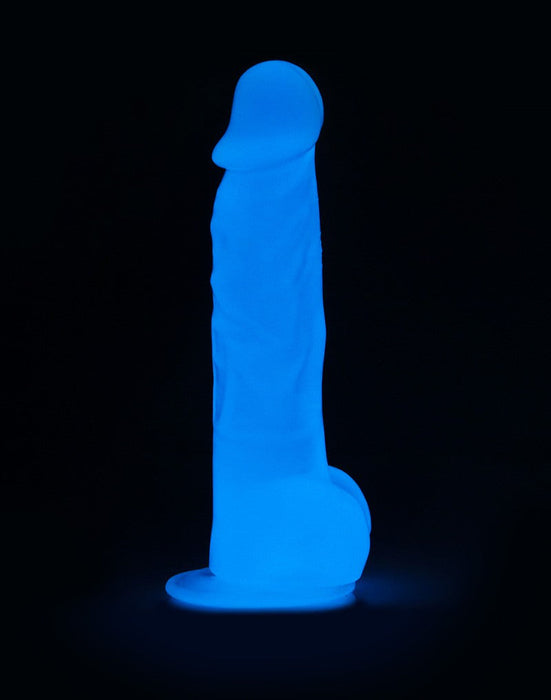 LoveToy - Lumino Play - Dildo - 21.5 cm - Glow In The Dark-Laced-up.nl