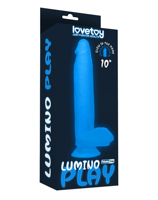 LoveToy - Lumino Play - Dildo - 26 cm - Glow In The Dark-Laced-up.nl