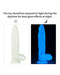LoveToy - Lumino Play - Dildo - 26 cm - Glow In The Dark-Laced-up.nl
