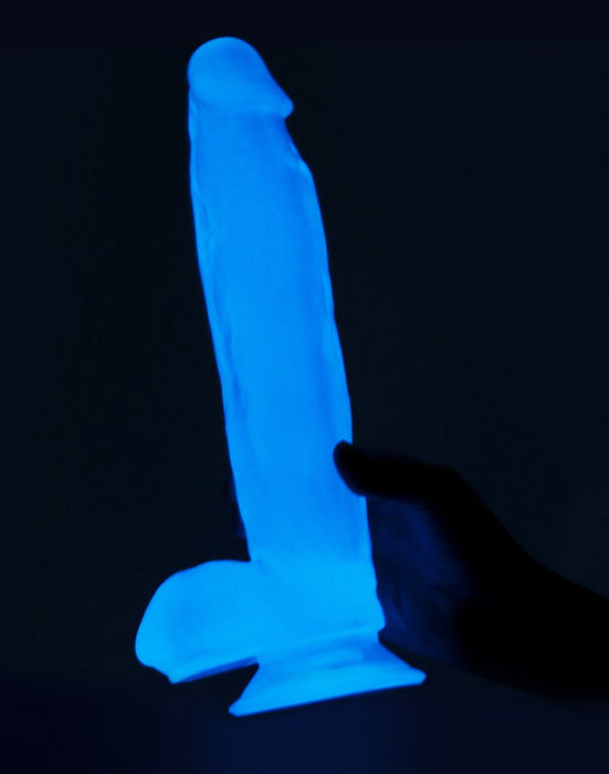 LoveToy - Lumino Play - Dildo - 26 cm - Glow In The Dark-Laced-up.nl