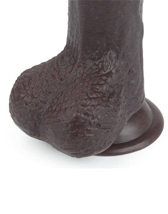 LoveToy - Dildo Met Sliding Skin Technologie - 17.5 x 3.5 cm - Bruin-Laced-up.nl
