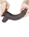 LoveToy - Dildo Met Sliding Skin Technologie - 17.5 x 3.5 cm - Bruin-Laced-up.nl