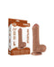 LoveToy - Dildo Met Sliding Skin Technologie - 18.3 x 3.5 cm - Verwijderbare Zuignap - Medium Huidskleur-Laced-up.nl