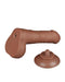 LoveToy - Dildo Met Sliding Skin Technologie - 18.3 x 3.5 cm - Verwijderbare Zuignap - Medium Huidskleur-Laced-up.nl