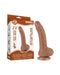 LoveToy - Dildo Met Sliding Skin Technologie - 19.5 x 3.5 cm - Verwijderbare Zuignap - Medium Huidskleur-Laced-up.nl