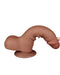 LoveToy - Dildo Met Sliding Skin Technologie - 20 x 3.9 cm - Verwijderbare Zuignap - Medium Huidskleur-Laced-up.nl