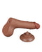 LoveToy - Dildo Met Sliding Skin Technologie - 20 x 3.9 cm - Verwijderbare Zuignap - Medium Huidskleur-Laced-up.nl