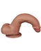LoveToy - Dildo Met Sliding Skin Technologie - 20 x 4 cm - Verwijderbare Zuignap - Medium Huidskleur-Laced-up.nl