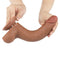 LoveToy - Dildo Met Sliding Skin Technologie - 20 x 4 cm - Verwijderbare Zuignap - Medium Huidskleur-Laced-up.nl