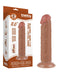 LoveToy - Dildo Met Sliding Skin Technologie - 20.8 x 3.8 cm - Verwijderbare Zuignap - Medium Huidskleur-Laced-up.nl
