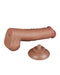 LoveToy - Dildo Met Sliding Skin Technologie - 20.8 x 4 cm - Verwijderbare Zuignap - Medium Huidskleur-Laced-up.nl