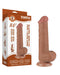 LoveToy - Dildo Met Sliding Skin Technologie - 20.8 x 4 cm - Verwijderbare Zuignap - Medium Huidskleur-Laced-up.nl