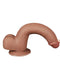 LoveToy - Dildo Met Sliding Skin Technologie - 22 x 3.7 cm - Verwijderbare Zuignap - Medium Huidskleur-Laced-up.nl