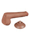LoveToy - Dildo Met Sliding Skin Technologie - 22 x 3.7 cm - Verwijderbare Zuignap - Medium Huidskleur-Laced-up.nl