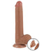 LoveToy - Dildo Met Sliding Skin Technologie - 22 x 3.7 cm - Verwijderbare Zuignap - Medium Huidskleur-Laced-up.nl